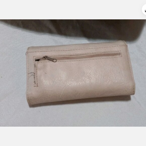 Western Rhinestone Cross Handbag & Wallet Set Tooled Embroidered Purse beige - Picture 8 of 9